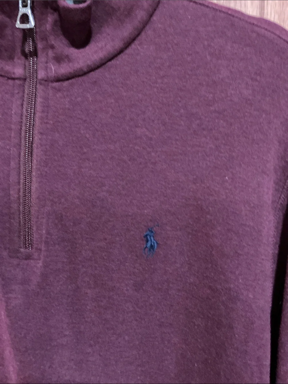 Polo by Ralph Lauren Men's Half-Zip Sweater - Wine
